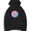 Blue Moon Pink Circle Hoodie