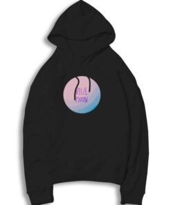 Blue Moon Pink Circle Hoodie