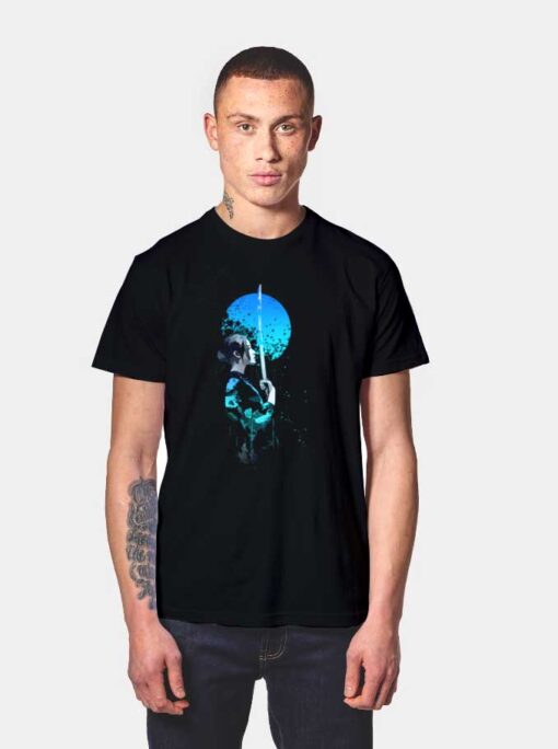 Blue Moon Samurai Women T Shirt