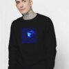 Blue Moon Stars Galaxy Sweatshirt