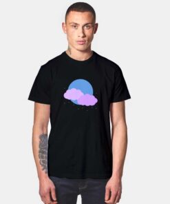 Blue Moon and Purple Clouds T Shirt