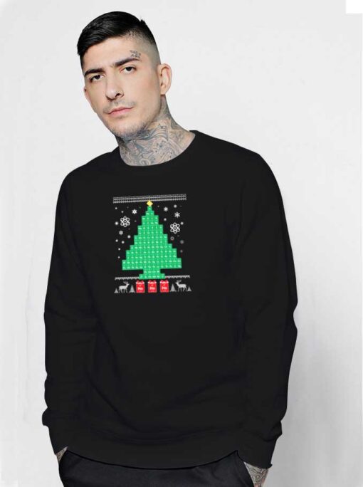 Chemistree Science Christmas Tree Logo Sweatshirt