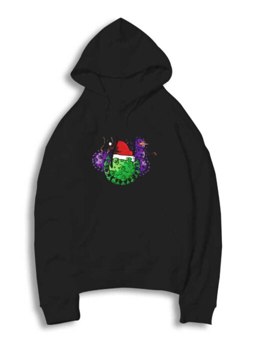 Covid Christmas Virus Things Hoodie