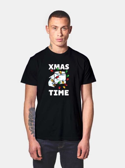 Covid Xmas Toilet Paper Time T Shirt