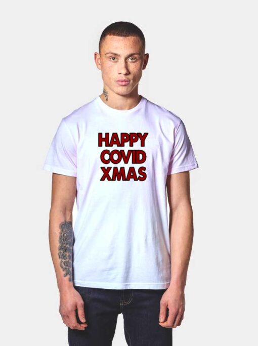 Happy Covid-19 Xmas Logo T Shirt