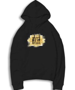 Happy New Year Golden Dust Hoodie