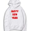 Happy New Year Red Hoodie