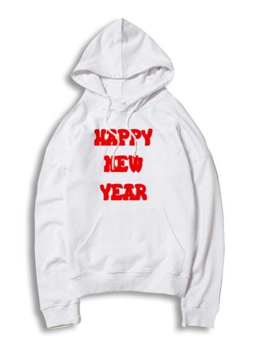 Happy New Year Red Hoodie