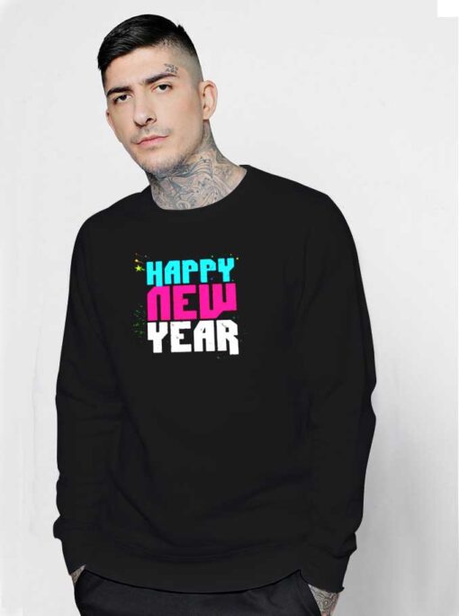 Happy New Year Vintage Firework Sweatshirt