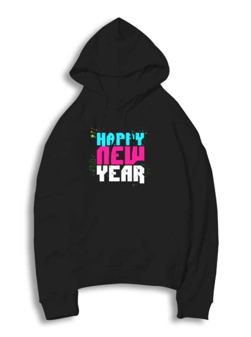 Happy New Year Vintage Firework Hoodie