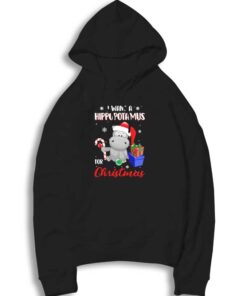 I Want A Hippopotamus For Christmas Hoodie