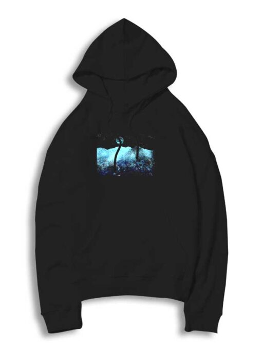 Ice Planet and Ice Blue Moon Hoodie