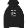 Morning To Do List For Me Hoodie