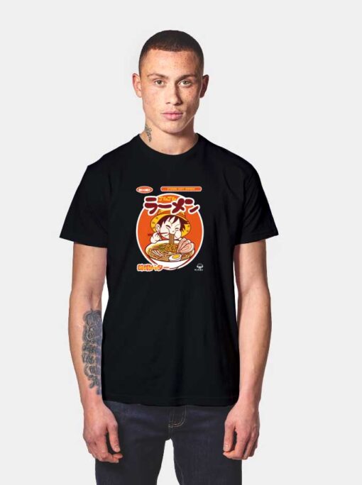 Mugiwara Ramen One Piece Cute T Shirt