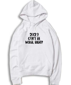 New Year 2022 Can't Be Worse Right Hoodie