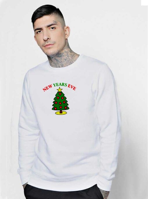 New Year Evening Xmas Tree Sweatshirt