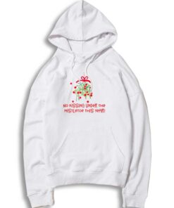 No Kissing Under the Mistletoe Covid Christmas Hoodie