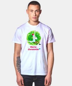 Rick Teleport Merry Christmas T Shirt