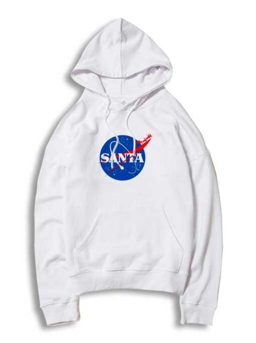 Santa Christmas NASA Logo Hoodie