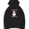 Snowcial Distancing Snowman Covid Christmas Hoodie