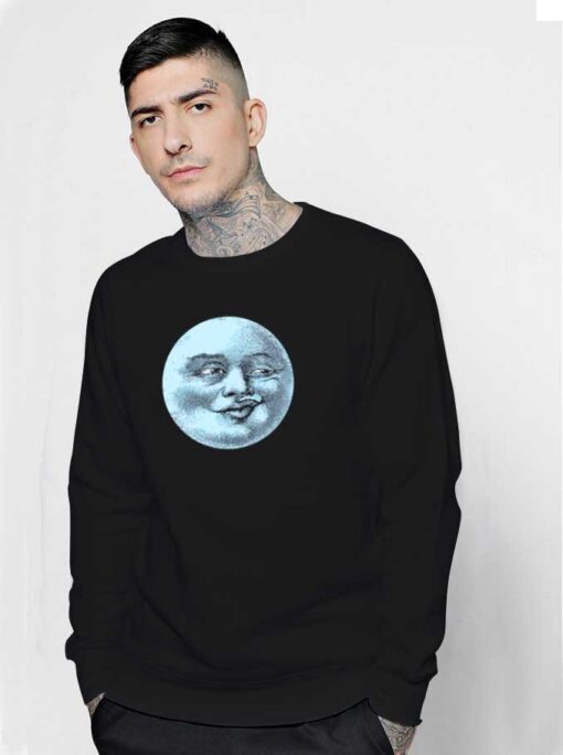 The Blue Moon Face Sweatshirt