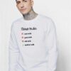 Things To Do Mother Milk Sweatshirt