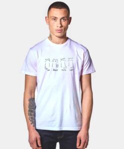 Un Deux Trois White Cat T Shirt