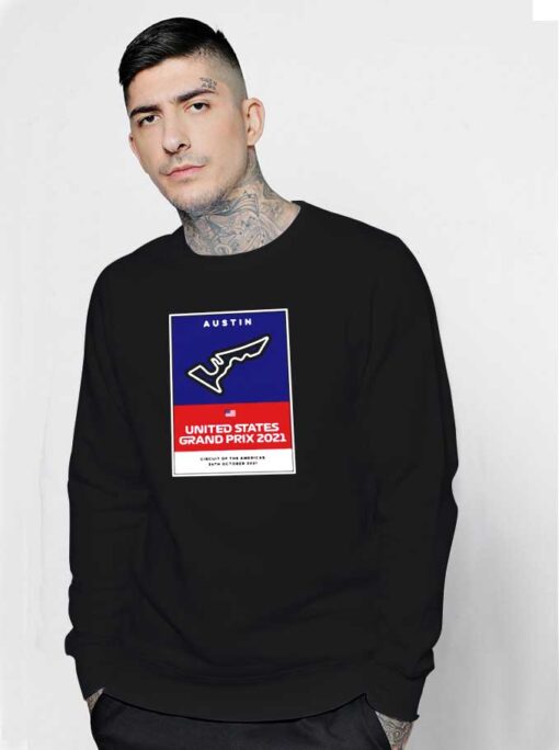 United States Grand Prix Poster Sweatshirt