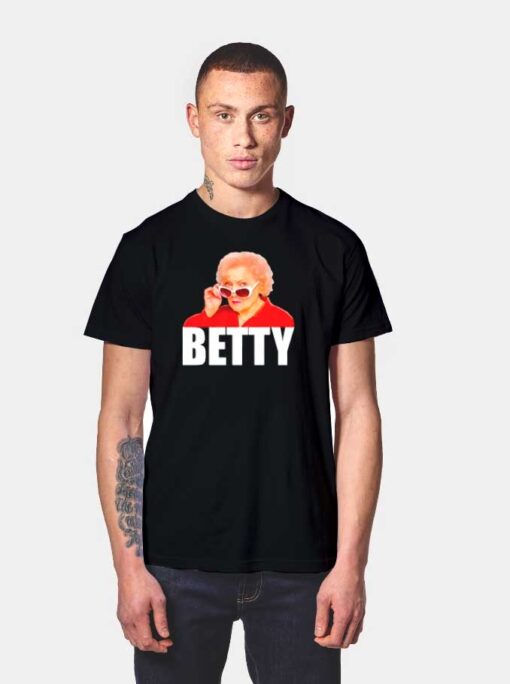 Betty White Sunglasses T Shirt