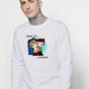 Cartoon Love Is Timeless Sweatshirt