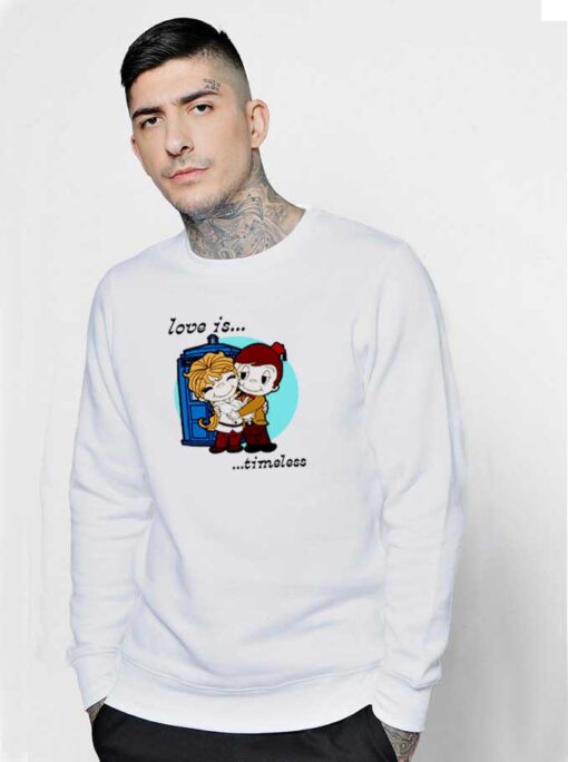 Cartoon Love Is Timeless Sweatshirt