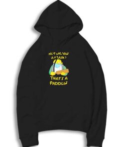 Cartoon Not Wearing A Mask Hoodie