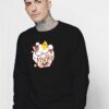 Cat Boba Bubble Tea Anime Sweatshirt