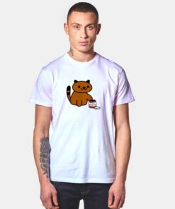 Chocolate Cat With Nutella T Shirt