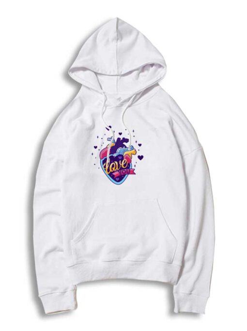 Colorful Heart I Love You Hoodie