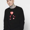 Cute Heart Balloon Valentine Sweatshirt