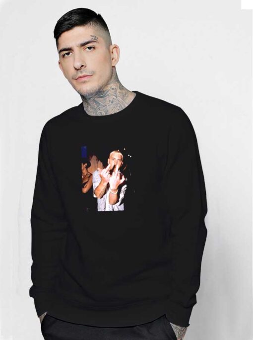 Eminem Night Party Middle Finger Sweatshirt