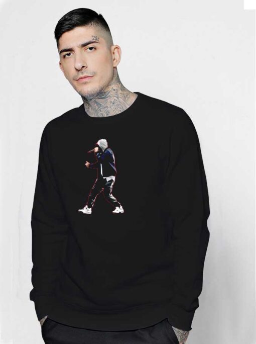 Eminem Walking Rapping Sweatshirt