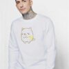 Fluffy Neko Shy Cat Sweatshirt