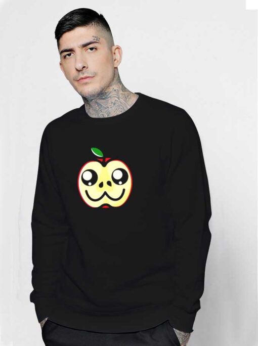 Funny Kawaii Apple Face Sweatshirt