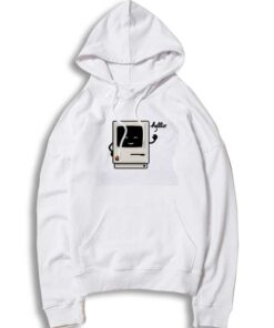 Hello Classic Machintos Computer Hoodie