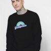 Hello Winter Snow Rainbow Sweatshirt