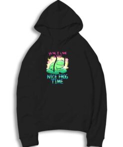 I Love NFT Nice Frog Time Hoodie