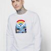 Internet Adventurer Wifi Rainbow Sweatshirt