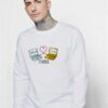 Internet Friends Forever Laptop Sweatshirt