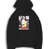 Japanese Maneki Neko Lucky Cat Hoodie