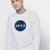 Java Internet Nasa Logo Sweatshirt