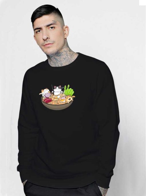 Kawaii Neko Ramen Cat Sweatshirt