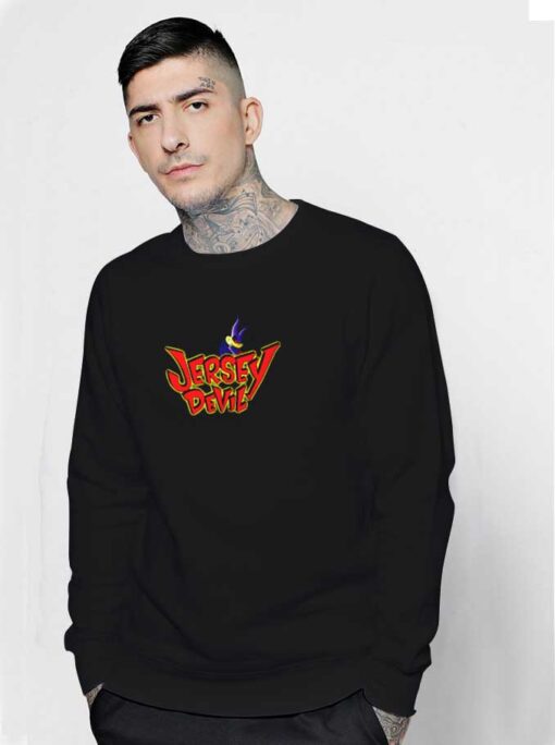 Looney Tunes Jersey Devil Logo Sweatshirt