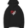 Martin Luther King Heart Typography Hoodie